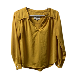 Onze Montreal mustard blouse size Xsmall